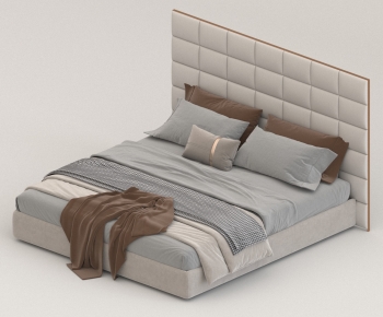 Modern Double Bed-ID:586755996