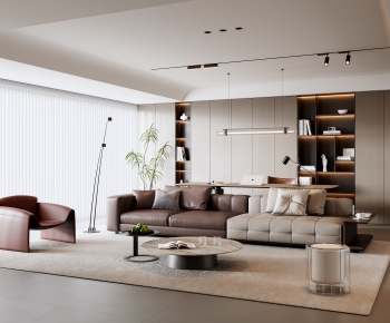 Modern A Living Room-ID:394821887