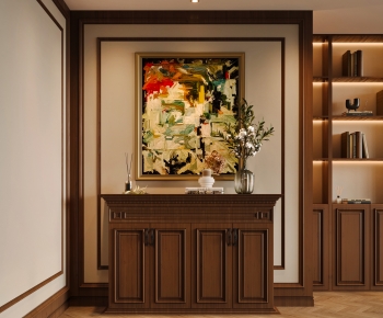 American Style Entrance Cabinet-ID:598902944