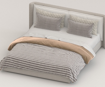 Modern Double Bed-ID:442934048