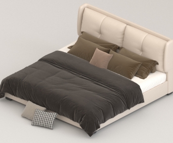 Modern Double Bed-ID:141936069