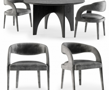 Modern Dining Table And Chairs-ID:215401899