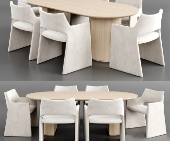 Modern Dining Table And Chairs-ID:179851155