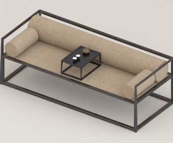 New Chinese Style A Sofa For Two-ID:796792039