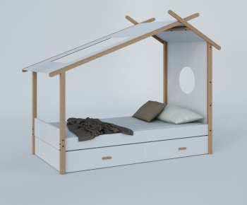 Modern Child's Bed-ID:189052104