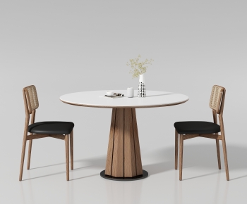 Modern Dining Table And Chairs-ID:755203016