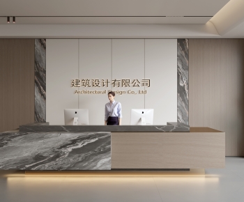 Modern Office Reception Desk-ID:575232034
