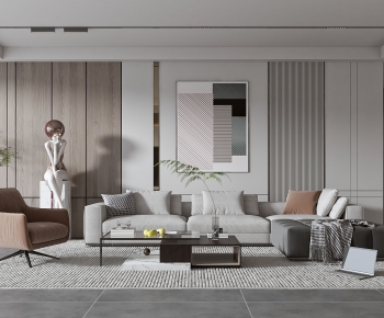 Modern A Living Room-ID:424053914