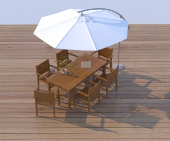 New Chinese Style Outdoor Tables And Chairs-ID:444091089