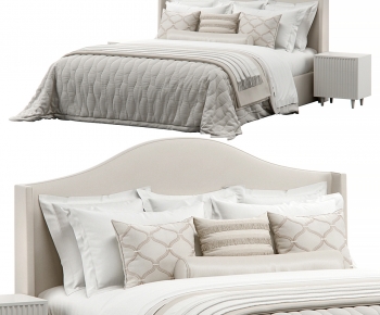 Modern Double Bed-ID:773382902