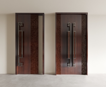 New Chinese Style Single Door-ID:982712987