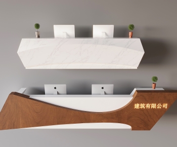 Modern Reception Desk-ID:911738951