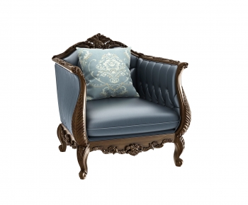 French Style Single Sofa-ID:104549887