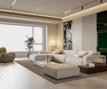 Modern A Living Room-ID:980119737