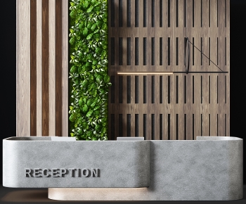 Modern Reception Desk-ID:941422949