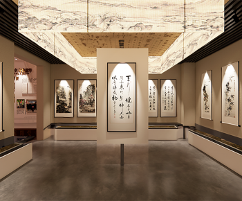 New Chinese Style Exhibition Hall-ID:909096961