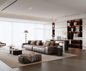 Modern A Living Room-ID:730986128
