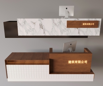 Modern Reception Desk-ID:700630906