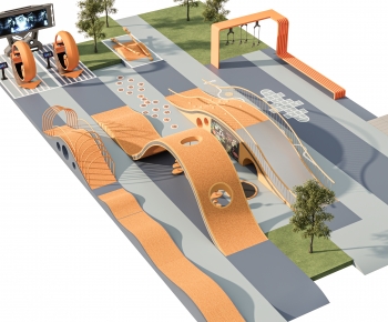Modern Park Landscape-ID:272425899