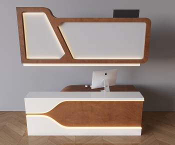 Modern Reception Desk-ID:807668922