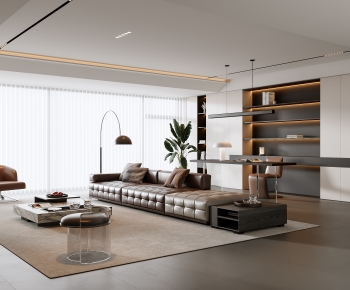 Modern A Living Room-ID:667849069