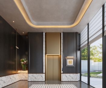 Modern Elevator Hall-ID:232736116