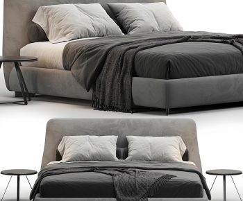 Modern Double Bed-ID:429817916