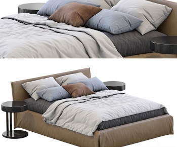 Modern Double Bed-ID:204705956