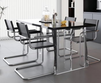 Modern Dining Table And Chairs-ID:834081894