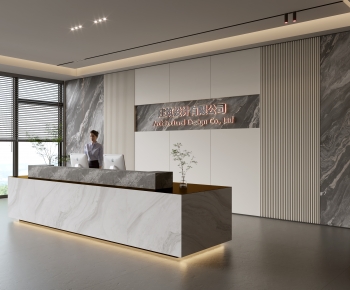 Modern Office Reception Desk-ID:361843113