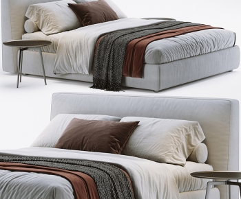 Modern Double Bed-ID:152826072