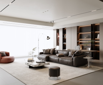 Modern A Living Room-ID:184578916