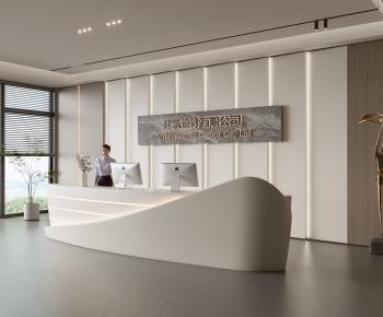 Modern Office Reception Desk-ID:289103031