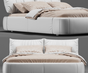 Modern Double Bed-ID:691313039