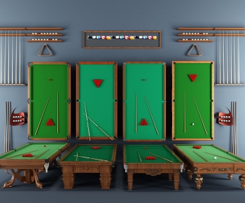 Modern Pool Table-ID:654470979