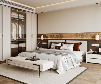 New Chinese Style Bedroom-ID:439241897