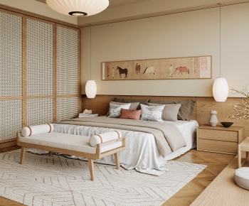 New Chinese Style Bedroom-ID:506006009