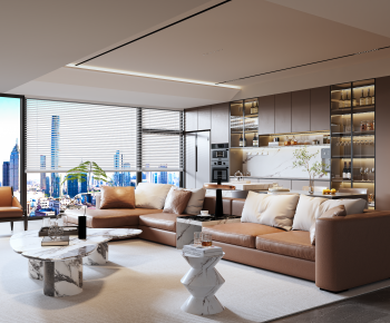 Modern A Living Room-ID:957190995