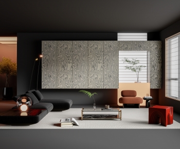 Modern A Living Room-ID:229686028