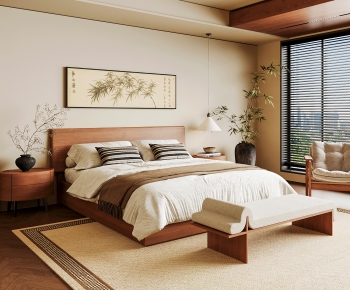 New Chinese Style Bedroom-ID:669245002