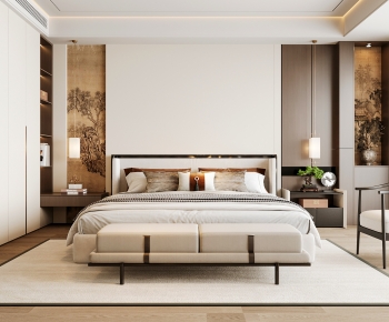 New Chinese Style Bedroom-ID:837444077