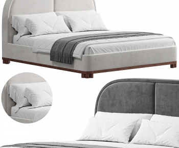 Modern Double Bed-ID:207530985