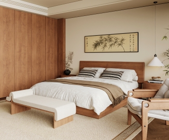 New Chinese Style Bedroom-ID:247438913