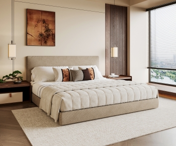 New Chinese Style Bedroom-ID:440743922