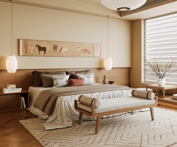 New Chinese Style Bedroom-ID:784904008