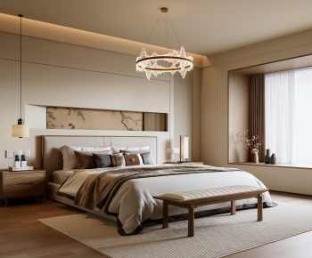 New Chinese Style Bedroom-ID:333190082