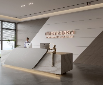 Modern Office Reception Desk-ID:285209892