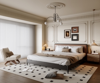 French Style Bedroom-ID:662143954