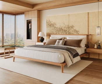 New Chinese Style Bedroom-ID:826308016