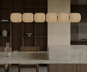 Wabi-sabi Style Long Chandelier-ID:209964044